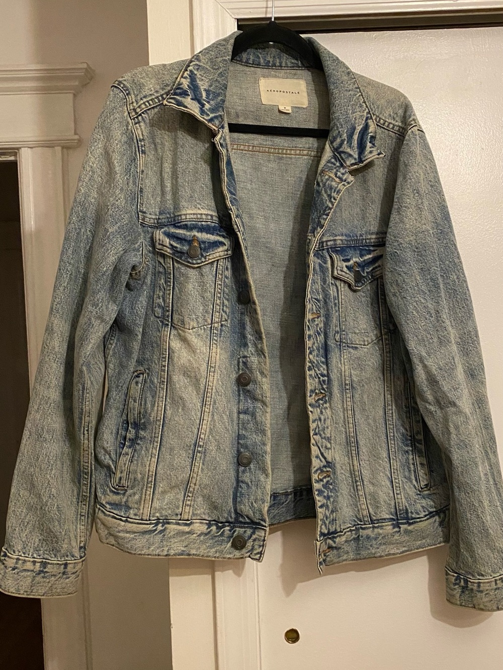 Aeropostale Blue Denim Jacket - Women’s Casual Trucker Jacket